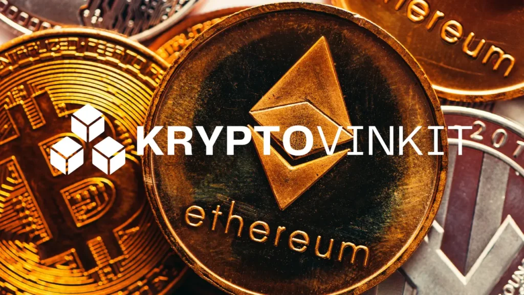 Kuva kryptovaluuttakolikoista. Kuvassa on Ethereum ja Bitcoin.